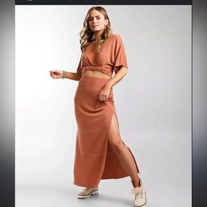 Two Piece Free People Skirt Set